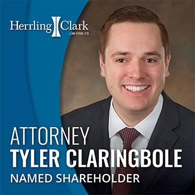 Attorney Tyler J. Claringbole Named Partner/Shareholder with [[title]]