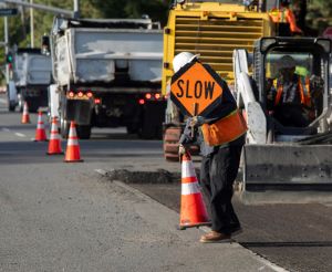 Driving in a construction zone area accident attorney